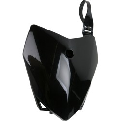 Placă frontală pentru număr KAWASAKI KLX110 neagră UFO PLAST KA04718#001 Placă frontală pentru număr KAWASAKI KLX110 neagră UFO PLAST KA04718#001