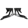 Capace radiator KAWASAKI KXF450 negre UFO PLAST KA04719#001