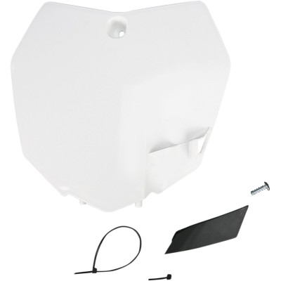 Placă frontală cu număr KTM SX/SX-F albă UFO PLAST KT04051@047