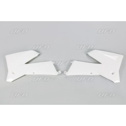 Apărători radiator KTM SX/SX-F/EXC albe UFO PLAST KT03084#047
