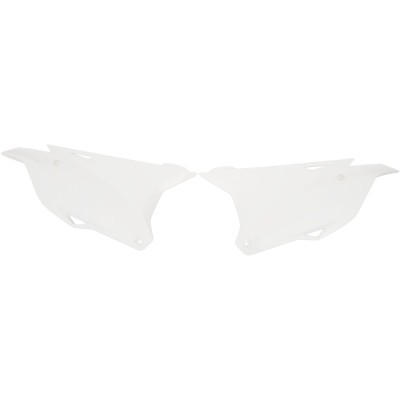 Panouri laterale KAWASAKI KX85 albe UFO PLAST KA04729#047