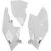 Panouri laterale cu capac pentru cutia de aer KTM SX/SX-F/EXC albe UFO PLAST KT04062#047