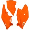 Panouri laterale cu capac pentru cutia de aer KTM SX/SX-F/EXC portocaliu UFO PLAST KT04062#127