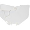 Placă frontală cu număr KTM SX/SX-F albă UFO PLAST KT04063#047