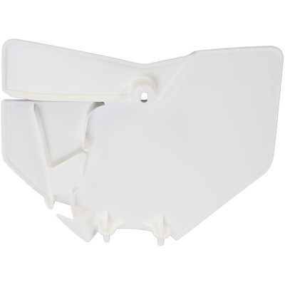 Placă frontală cu număr KTM SX/SX-F albă UFO PLAST KT04063#047