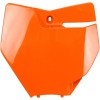 Placă frontală cu număr KTM SX/SX-F portocalie UFO PLAST KT04063#127