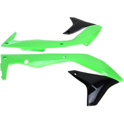 Capace radiator KAWASAKI KXF450 OEM-COLOR (NEGRU/VERDE) UFO PLAST KA04736#999 Capace radiator KAWASAKI KXF450 OEM-COLOR (NEGRU/VERDE) UFO PLAST KA04736#999