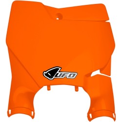 Placă de număr față stadium KTM SX/SX-F portocalie UFO PLAST KT04080#127 Placă de număr față stadium KTM SX/SX-F portocalie UFO PLAST KT04080#127