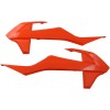 Capace radiator KTM portocalii UFO PLAST KT04085#127
