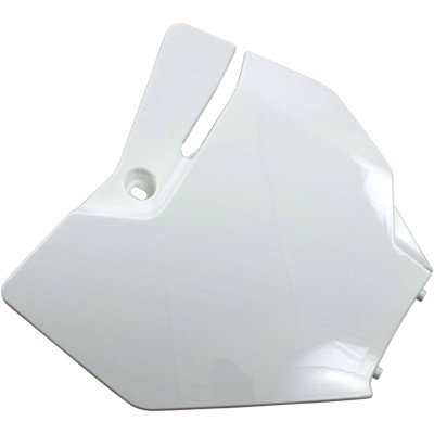 Placă frontală cu număr KTM albă UFO PLAST KT04087#047