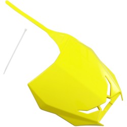 Placă frontală SUZUKI galbenă UFO PLAST SU04943#102