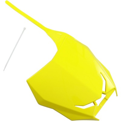 Placă frontală SUZUKI galbenă UFO PLAST SU04943#102 Placă frontală SUZUKI galbenă UFO PLAST SU04943#102