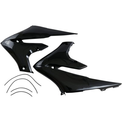 Capace radiator YAMAHA negre UFO PLAST YA04858#001 Capace radiator YAMAHA negre UFO PLAST YA04858#001