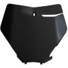 Placă frontală pentru număr black UFO PLAST KT04094#001