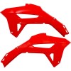 Apărători radiator CRF 450 roșii UFO PLAST HO05605#070