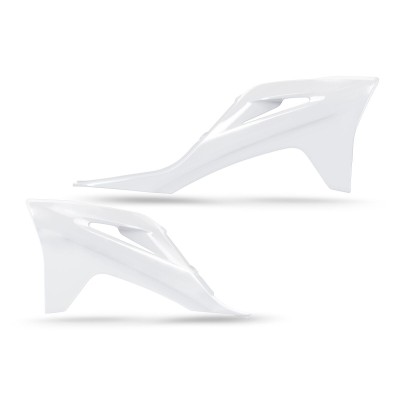 Capace radiator GASGAS 21- albe UFO PLAST GG07128#041 Capace radiator GASGAS 21- albe UFO PLAST GG07128#041