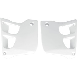 Capace radiator HONDA CR125/250 albe UFO PLAST HO02625#041 Capace radiator HONDA CR125/250 albe UFO PLAST HO02625#041