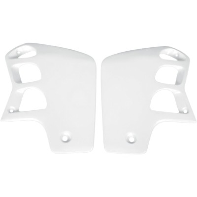 Capace radiator HONDA CR500 albe UFO PLAST HO02620#041 Capace radiator HONDA CR500 albe UFO PLAST HO02620#041
