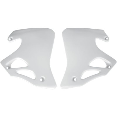 Capace radiator HONDA CR125/250 albe UFO PLAST HO02672#041 Capace radiator HONDA CR125/250 albe UFO PLAST HO02672#041