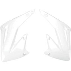Capace radiator HONDA CR125/250 albe UFO PLAST HO03689#041 Capace radiator HONDA CR125/250 albe UFO PLAST HO03689#041