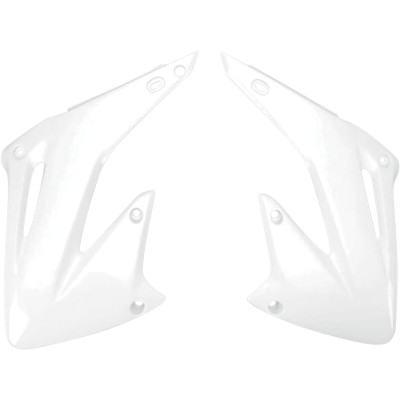 Capace radiator HONDA CR125/250 albe UFO PLAST HO03689#041 Capace radiator HONDA CR125/250 albe UFO PLAST HO03689#041