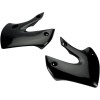 Apărători radiator KAWASAKI KX65/KLX110 negre UFO PLAST KA03733#001