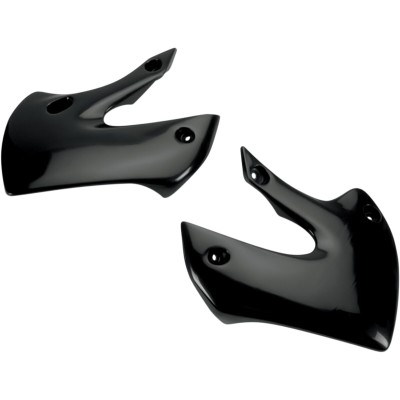 Apărători radiator KAWASAKI KX65/KLX110 negre UFO PLAST KA03733#001 Apărători radiator KAWASAKI KX65/KLX110 negre UFO PLAST KA03733#001