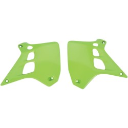 Capace radiator KAWASAKI KX250 KX-GREEN UFO PLAST KA02729#026 Capace radiator KAWASAKI KX250 KX-GREEN UFO PLAST KA02729#026