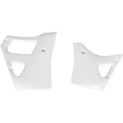 Apărători radiator YAMAHA YZ125/250/360 albe UFO PLAST YA02815#046 Apărători radiator YAMAHA YZ125/250/360 albe UFO PLAST YA02815#046