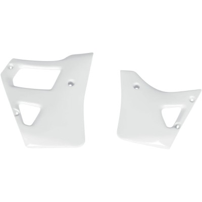 Apărători radiator YAMAHA YZ125/250/360 albe UFO PLAST YA02815#046