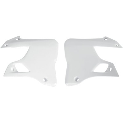 Capace radiator YAMAHA YZ125/250 albe UFO PLAST YA02898#046 Capace radiator YAMAHA YZ125/250 albe UFO PLAST YA02898#046