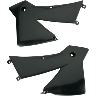 Capace radiator KTM 2/4-STROKE (01-04) negre UFO PLAST KT03065#001
