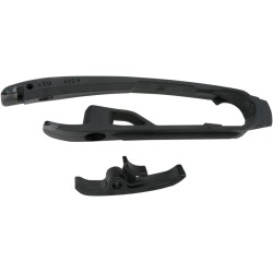 Placă de ghidare lanț KTM SX/SX-F neagră UFO PLAST KT04029#001 Placă de ghidare lanț KTM SX/SX-F neagră UFO PLAST KT04029#001