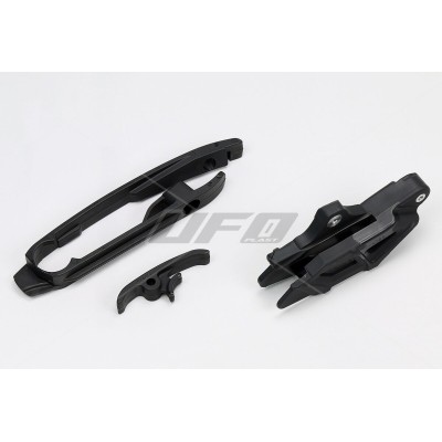 Set ghidaj și glisor pentru lanț HUSQVARNA TC/TE/FE/FC negru UFO PLAST KT04030@001 Set ghidaj și glisor pentru lanț HUSQVARNA TC/TE/FE/FC negru UFO PLAST KT04030@001