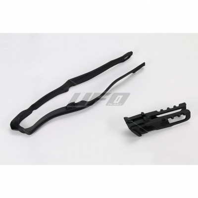 Set ghidaj și glisor pentru lanț HONDA CRF negru UFO PLAST HO04665#001 Set ghidaj și glisor pentru lanț HONDA CRF negru UFO PLAST HO04665#001