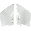 Panouri laterale KAWASAKI KX125/250 albe UFO PLAST KA02769#047