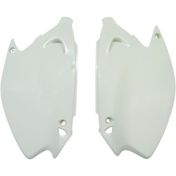 Panouri laterale KAWASAKI KX125/250 albe UFO PLAST KA03739#047 Panouri laterale KAWASAKI KX125/250 albe UFO PLAST KA03739#047