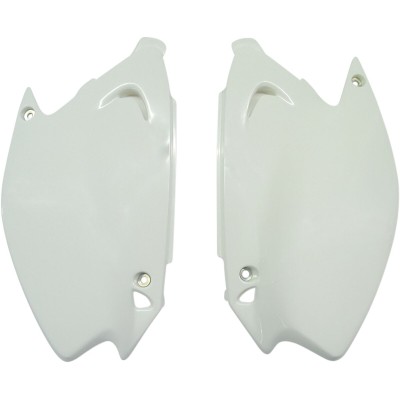Panouri laterale KAWASAKI KX125/250 albe UFO PLAST KA03739#047 Panouri laterale KAWASAKI KX125/250 albe UFO PLAST KA03739#047