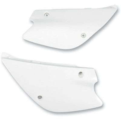 Panouri laterale KAWASAKI KX85 albe UFO PLAST KA03714#047