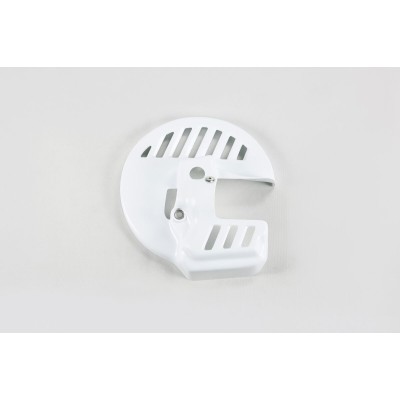 Apărător față disc HONDA CR125/250/500 alb UFO PLAST HO02661#041