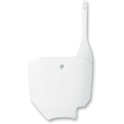 Placă frontală cu număr HONDA CR80/85 albă UFO PLAST HO03624#041 Placă frontală cu număr HONDA CR80/85 albă UFO PLAST HO03624#041