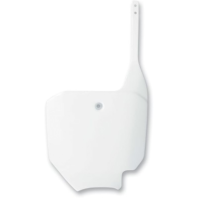 Placă frontală cu număr HONDA CR80/85 albă UFO PLAST HO03624#041
