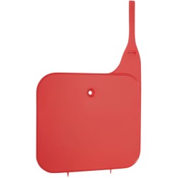 Placă frontală cu număr HONDA CR125/250/500 UFO-RED UFO PLAST HO02607#061