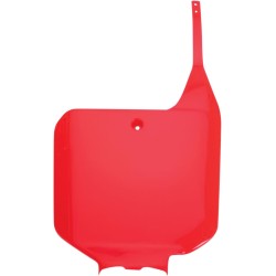 Placă de număr față HONDA CR125/250/500 CR-RED UFO PLAST HO02674#067 Placă de număr față HONDA CR125/250/500 CR-RED UFO PLAST HO02674#067