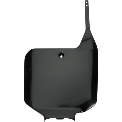 Placă frontală cu număr HONDA CR125/250/500 neagră UFO PLAST HO02674#001
