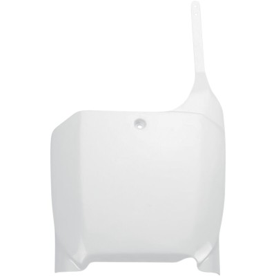 Placă frontală cu număr HONDA CR125/250/CRF450 albă UFO PLAST HO03666#041