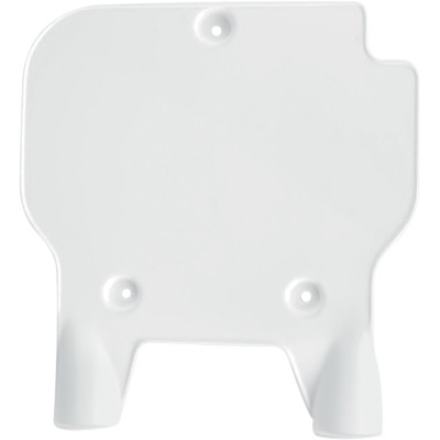 Placă frontală pentru număr KAWASAKI KX80 albă UFO PLAST KA02761#047 Placă frontală pentru număr KAWASAKI KX80 albă UFO PLAST KA02761#047