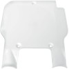 Placă număr față KAWASAKI KX125/250/500 albă UFO PLAST KA02720#047
