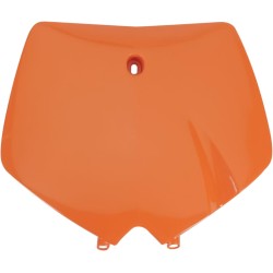 Placă frontală cu număr KTM 2/4-STROKE ORANGE UFO PLAST KT03063#127