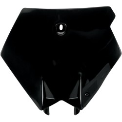 Placă frontală cu număr KTM SX/SX-F neagră UFO PLAST KT03075#001 Placă frontală cu număr KTM SX/SX-F neagră UFO PLAST KT03075#001